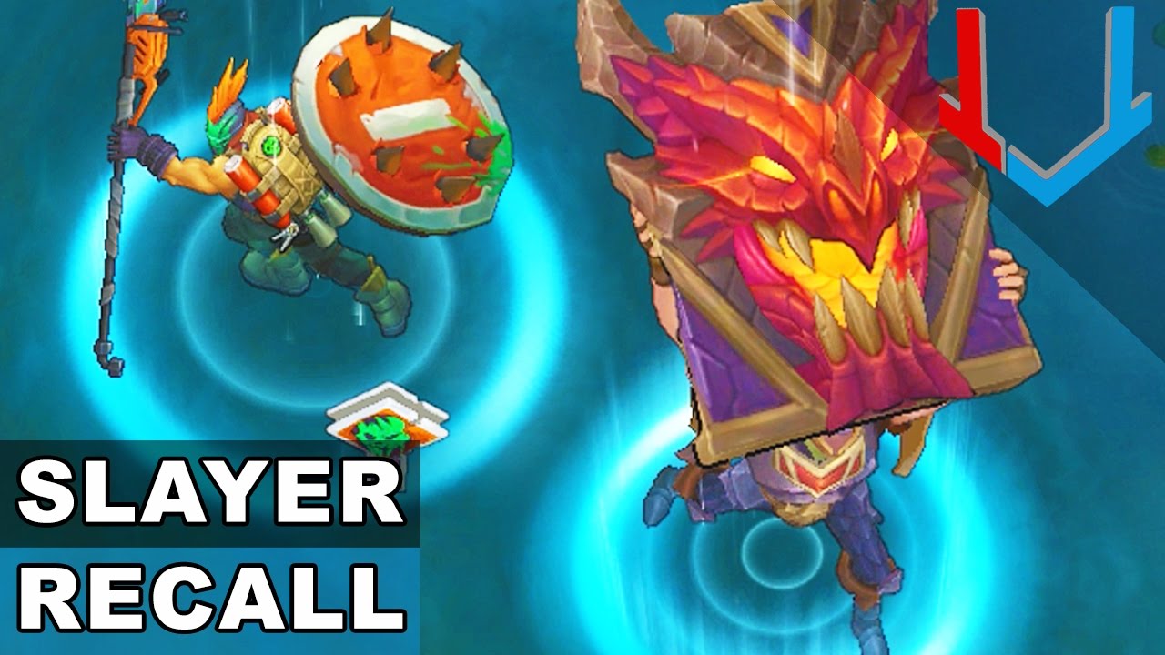 All Slayer Skins - RECALL Animations (League of Legends)