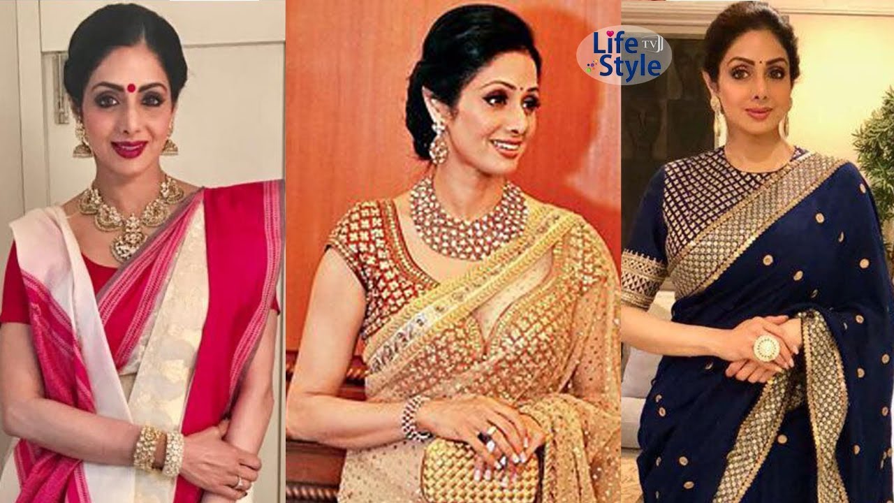 Beautiful Sridevi  Designe Sarees and Jewellery Collection | Lifestyle TV