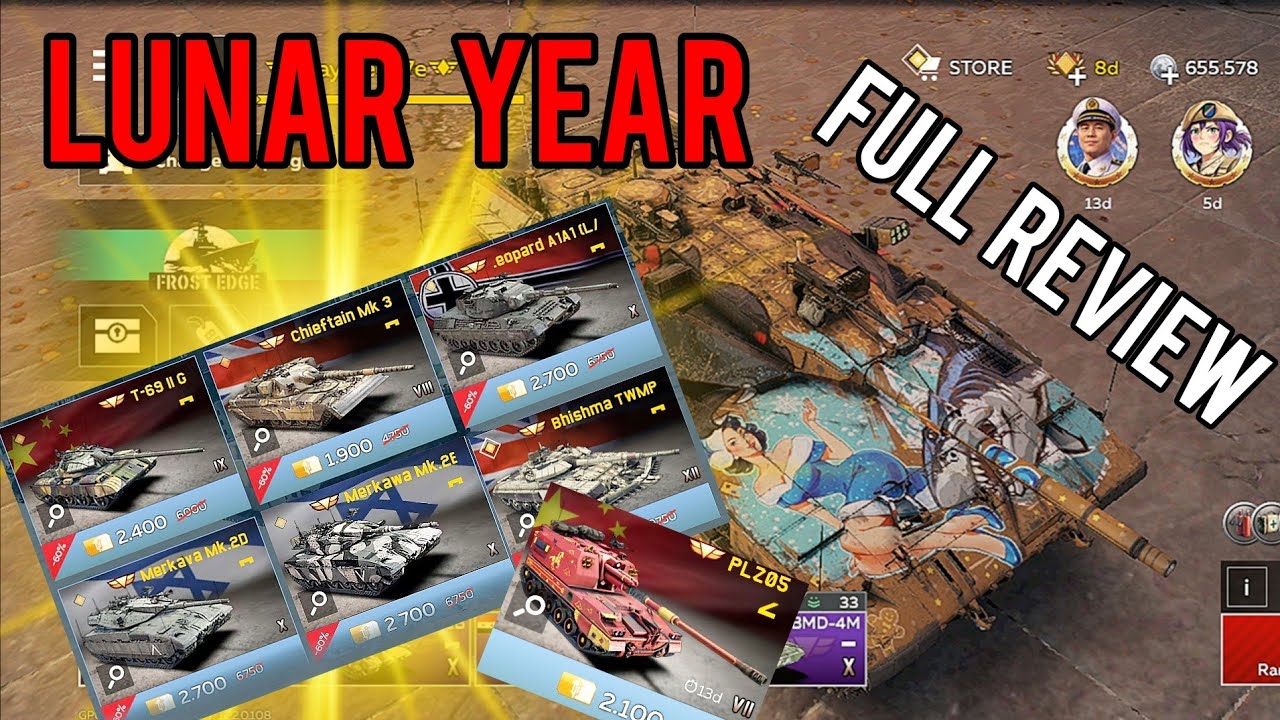 ALL YOU NEED TO KNOW about LUNAR YEAR EVENT - War Thunder Mobile 