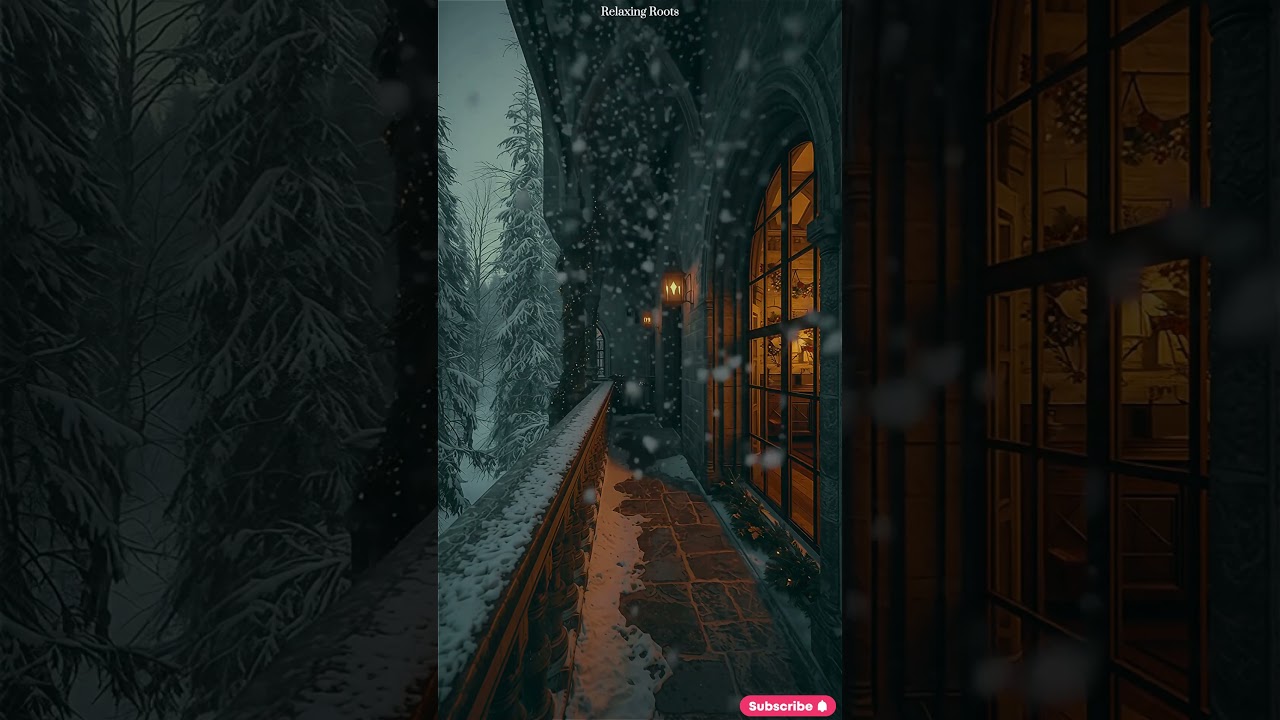 Blizzard Sounds Calm Winter Night White Noise