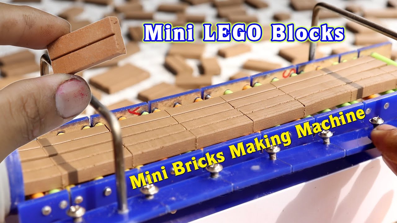 Mini Bricks making machine | Full steps as reality