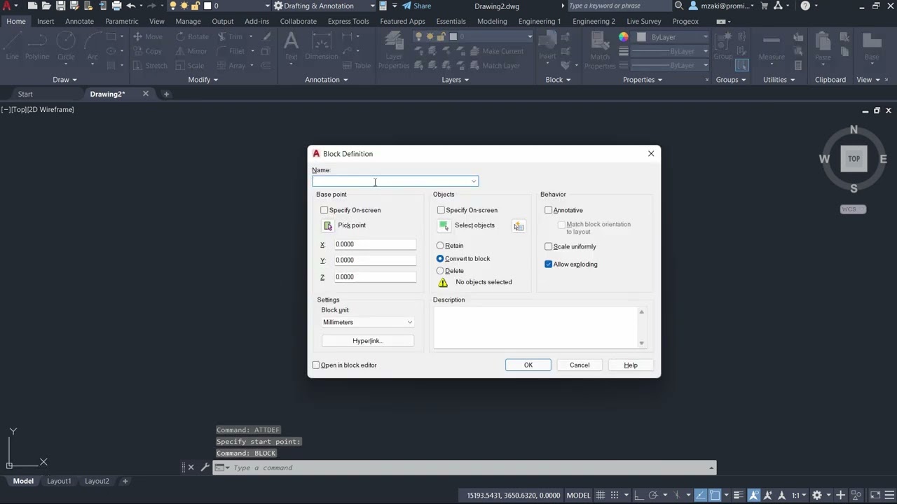 Назначение атрибута блоку | ATTDEF | Советы по AutoCAD за 60 секунд.