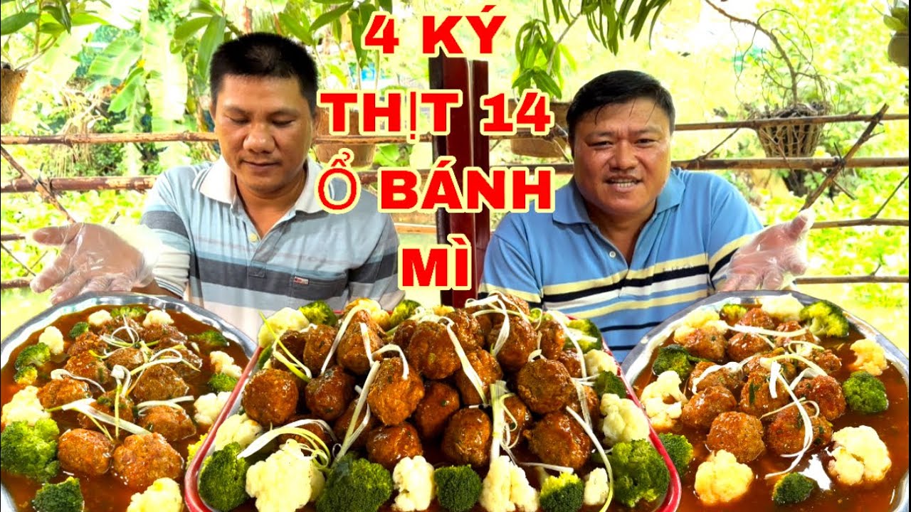 Trận Đấu Hồi Hộp Đến Khó Tin - 14 Ổ Bánh Mì 4 Ký ĐẦU.SƯ TỬ ÔM Món Ăn Đang Hot Trên Mạng | ATĐQ
