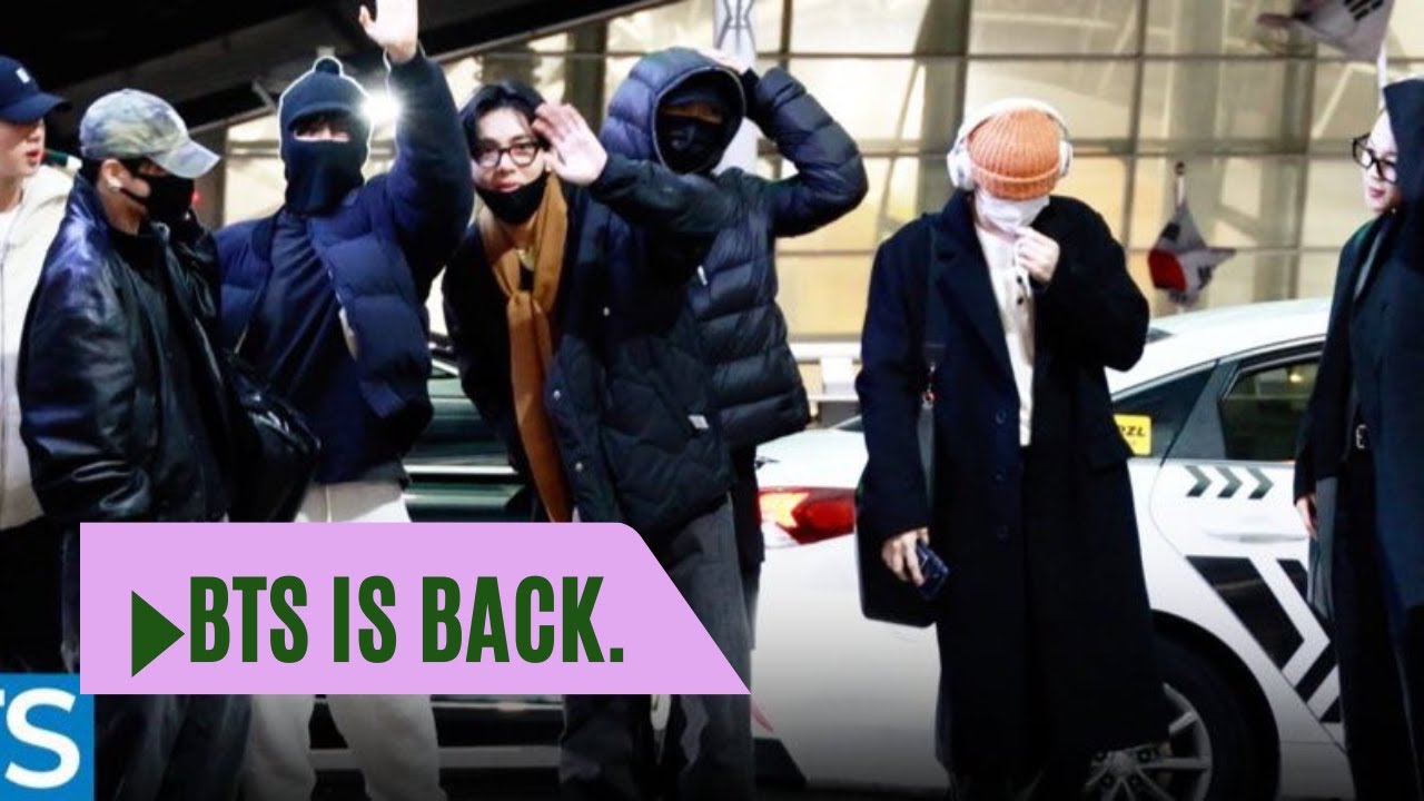 BTS FULL airport departure clip. OT 7 is back