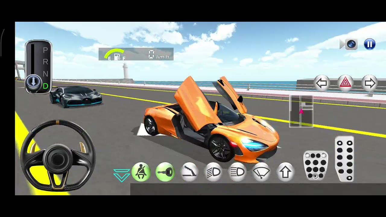 Joguei aula de condução 3D (eu consegui a maclaren) 