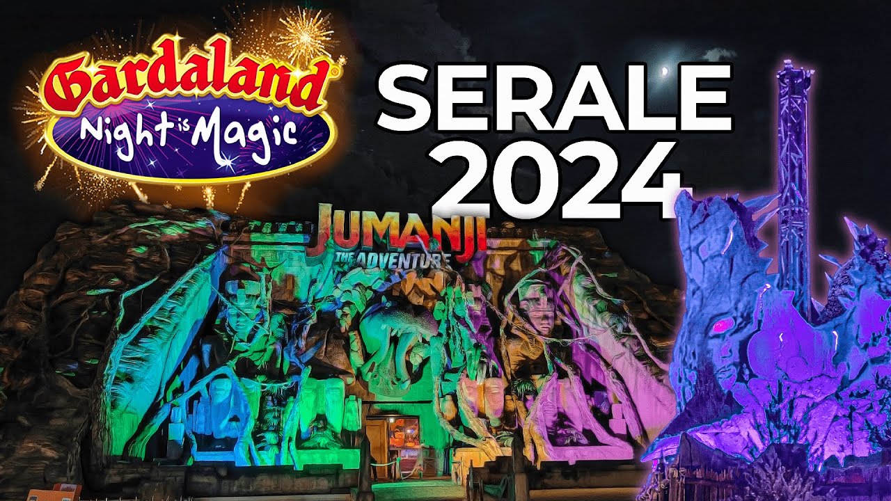 WOLF LEGEND di NOTTE e il NUOVO SHOW SERALE! - Night is Magic Gardaland 2024