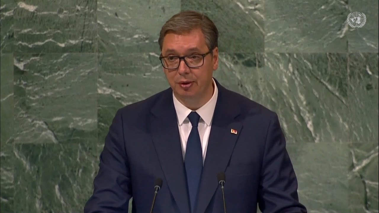 Obraćanje predsednika Srbije Aleksandra Vučića na Generalnoj skupštini UN