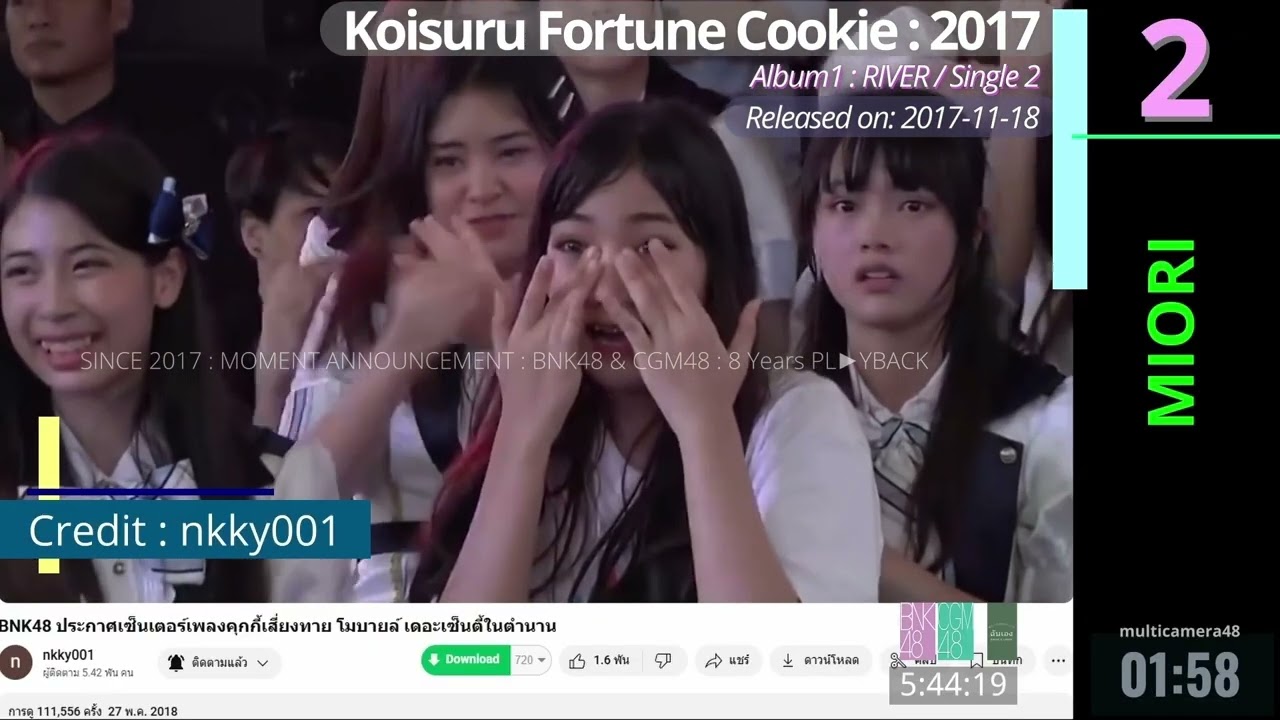 SINCE 2017 / MOMENT ANNOUNCEMENT :  BNK48 & CGM48 / 8 Years PLAYBACK