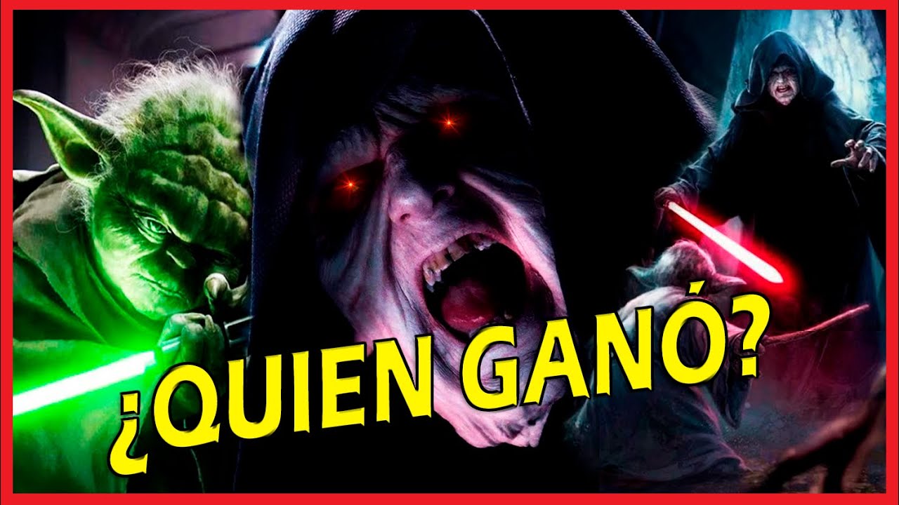 Las CLAVES del combate entre Sidious y Yoda ¿Quién ganó? Jedi vs Sith. STAR WARS