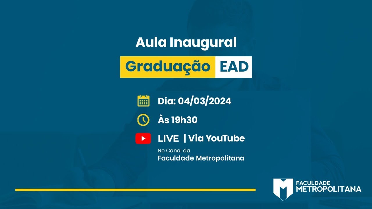 Aula Inaugural 2024.1 - Graduação EAD