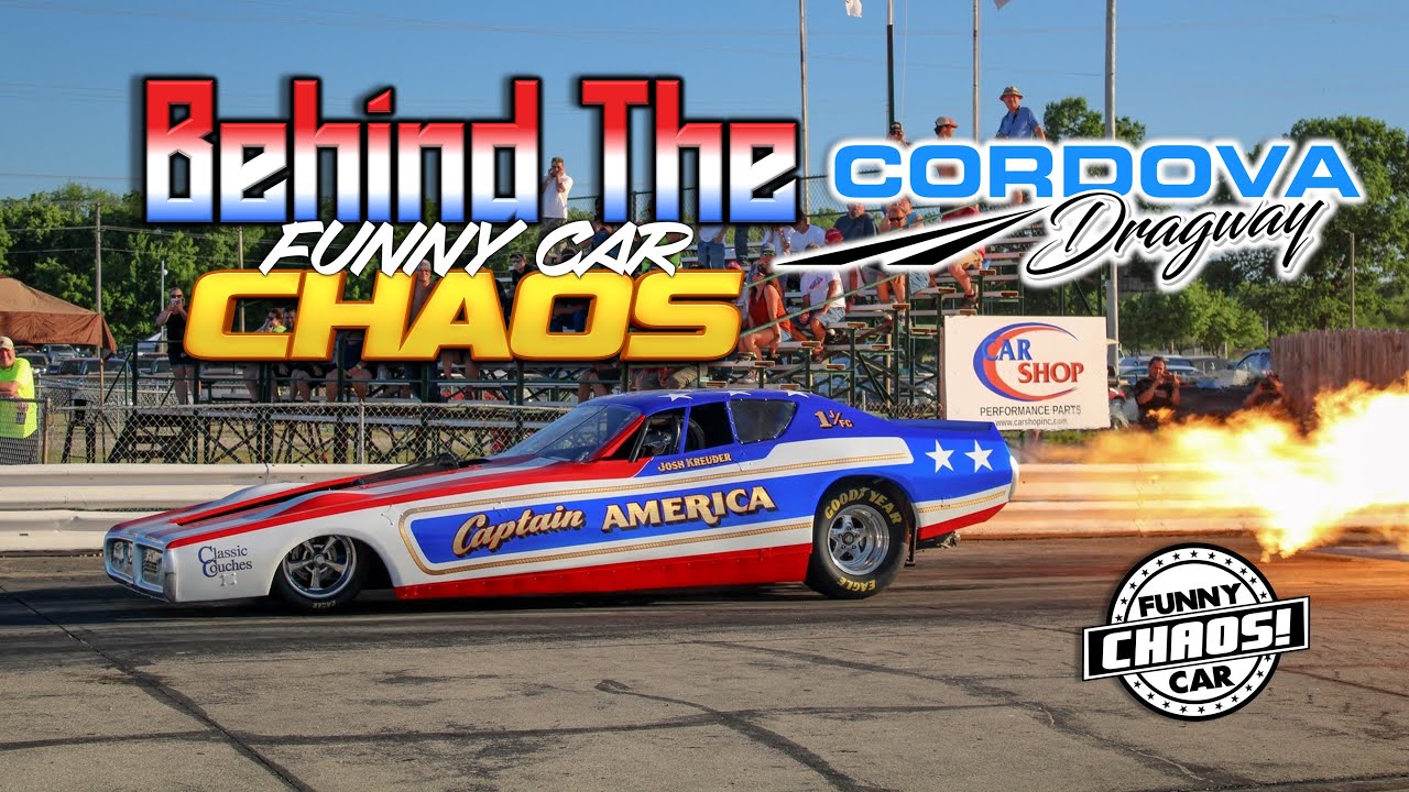 BEHIND THE CHAOS in Cordova Illinois at Cordova Dragway | Funny Cars | Drag Racing