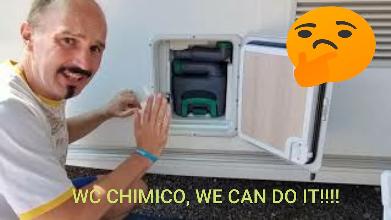 VIDEO TECNICO-Scarico wc chimico Roulotte e Camper.