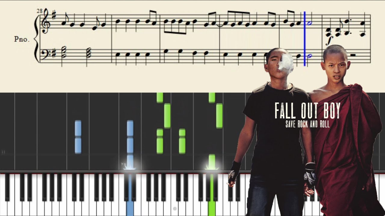 Fall Out Boy - The Phoenix - Piano Tutorial