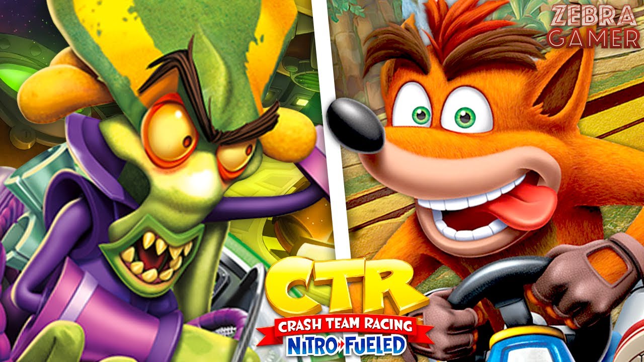 Crash Team Racing Nitro Fueled All Bosses! - Zebratastic Moments