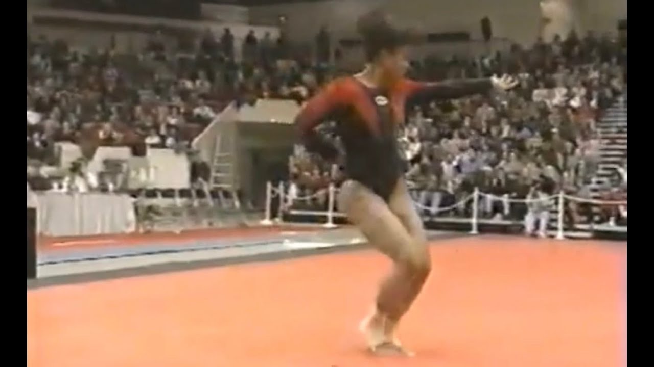 Leah Brown (Georgia) with explosive, dynamic floor exercise for 9.975