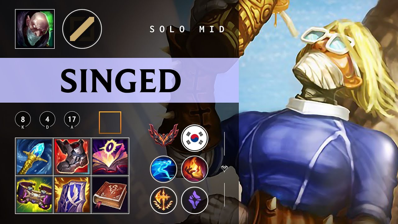 Singed Mid vs Sylas - KR Grandmaster Patch 26.02