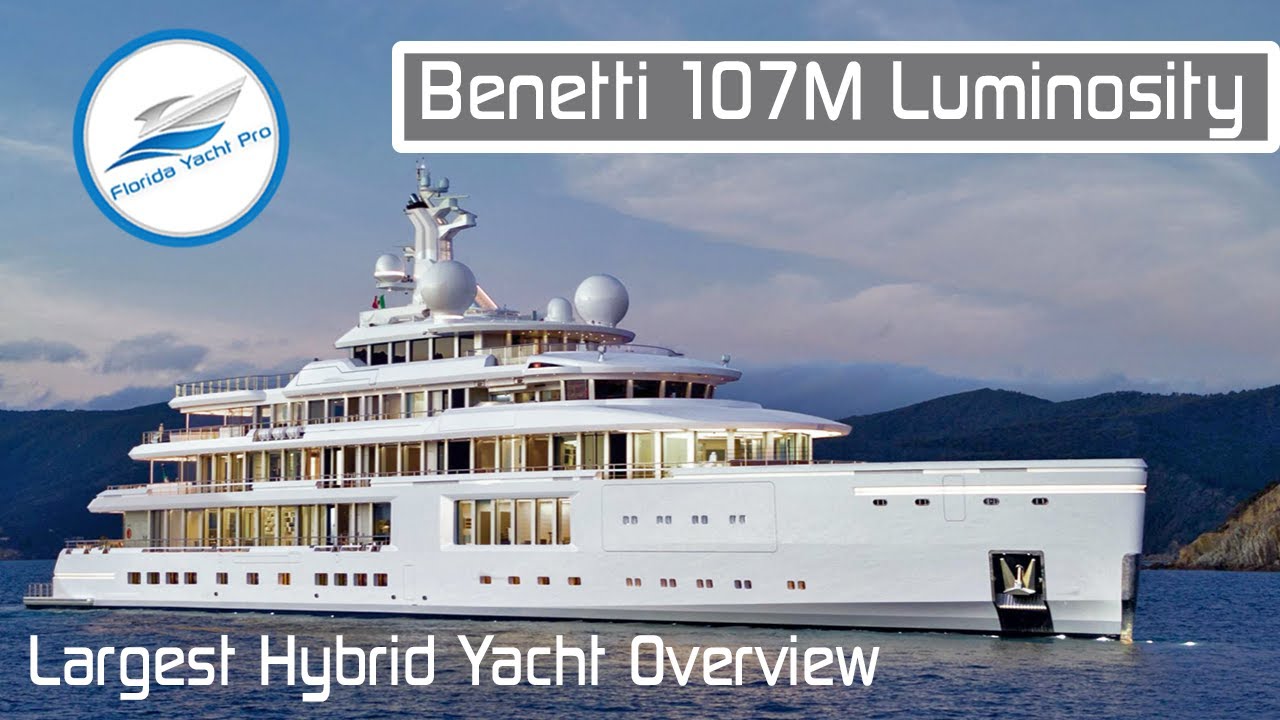 353-футовая суперяхта Benetti Luminosity FB272 107M | Самая большая гибридная гигаяхта: обзор