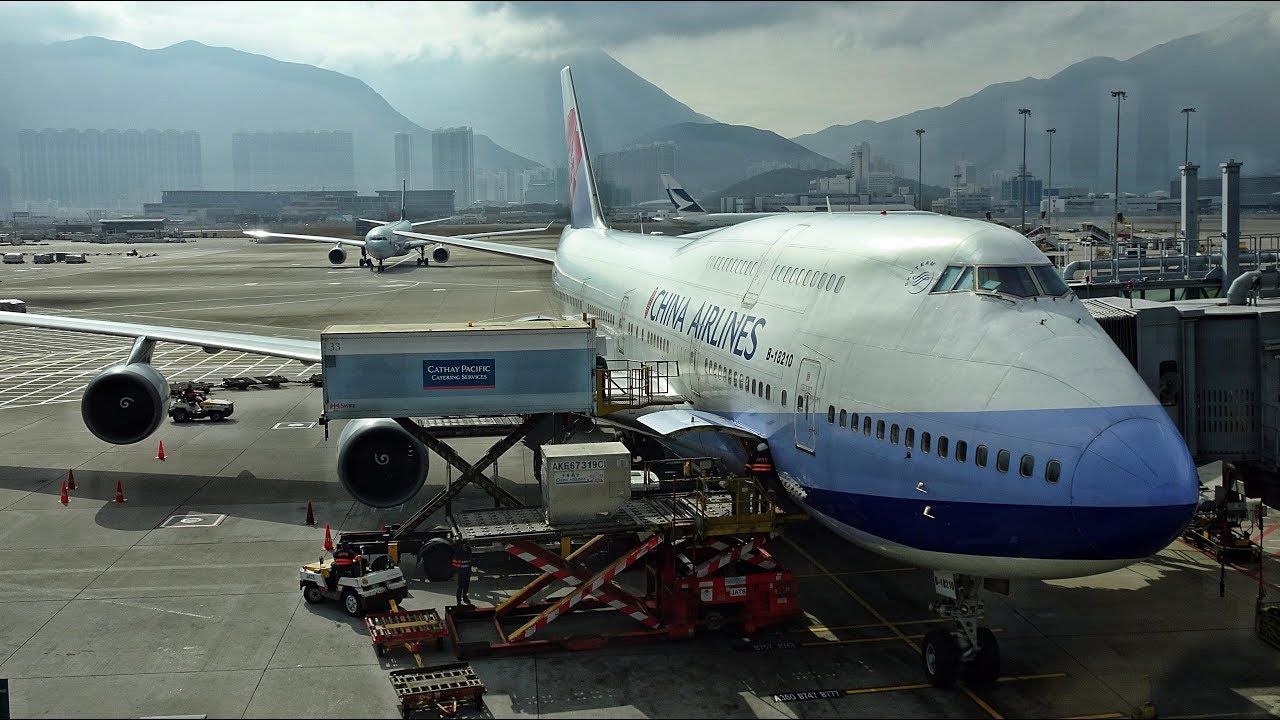 SHORTHAUL ON A 747! | HONG KONG - TAIPEI | CHINA AIRLINES | ECONOMY CLASS