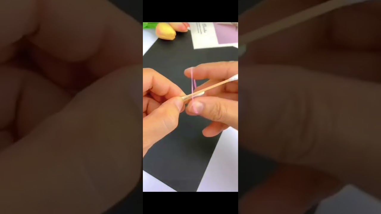 construire un arc avec seulement des &eacute;lastiques et des cotons-tiges