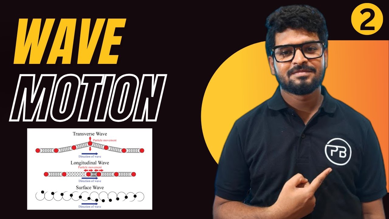 Wave Motion | Transverse & Longitudinal Waves | JEE | NEET