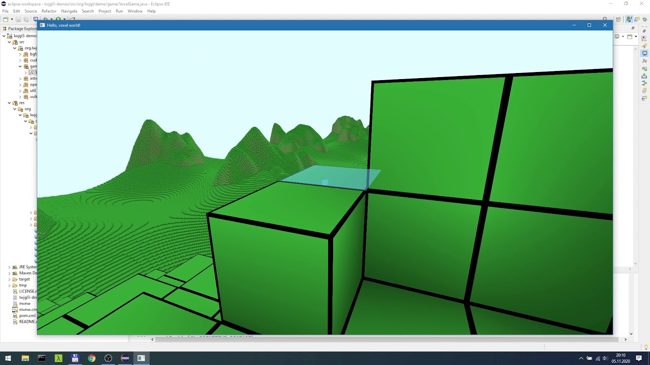 LWJGL 3 OpenGL - Voxel Game Chunks and Voxel Editing (Part 1)