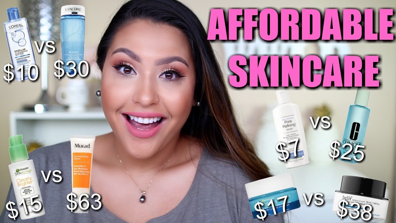 AFFORDABLE DRUGSTORE SKINCARE!