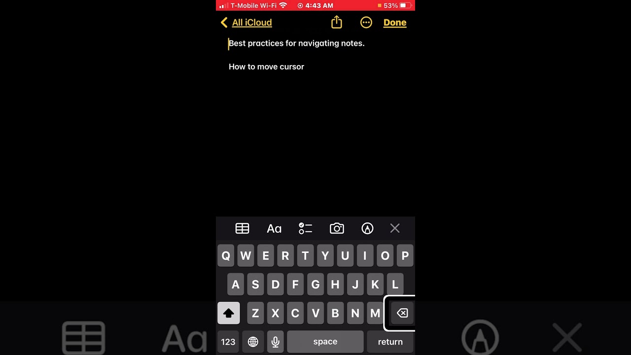 Editing Using voiceover Gestures ￼￼