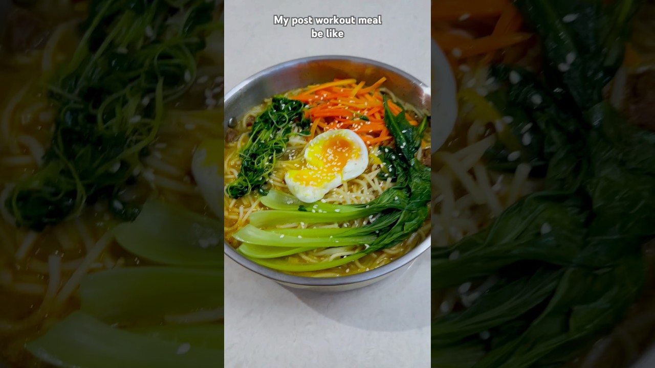 Easy ramen at home😋🍲              