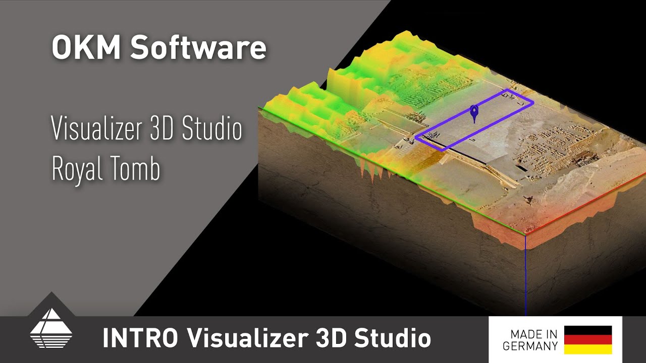 Detector Software 🧭 OKM Visualizer 3D Studio [Explore a Royal Tomb in Egypt]