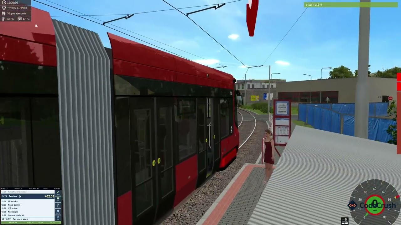 Simt Simulator lina 3 Hl.n&aacute;draž&iacute;-Červen&yacute; Vrch-Hl.n&aacute;draž&iacute;