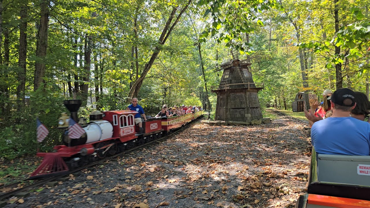 Knoebels Pioneer Train ride (S24 Ultra) (09/13/2025)