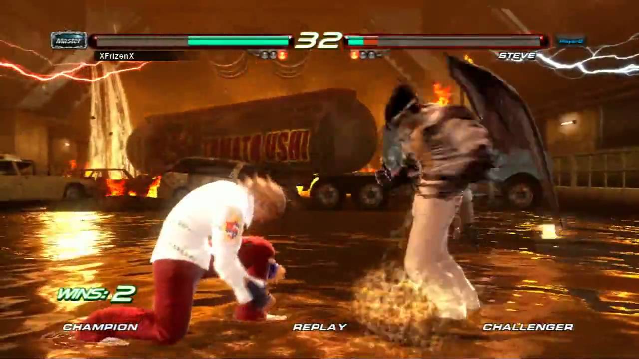TEKKEN 6 BR: Devil Jin vs Steve Fox [HD] 004
