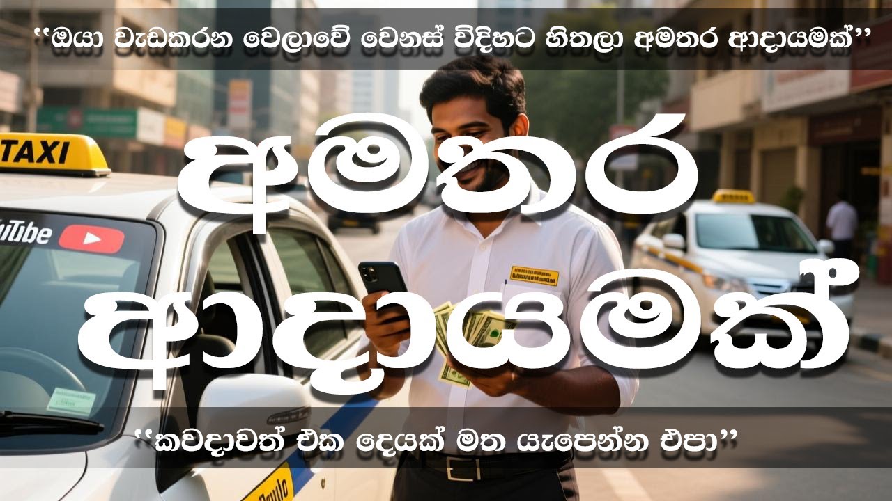 Taxi / Ride Hailing Driver කෙනෙක් නම් මෙන්න Extra Income Ways
