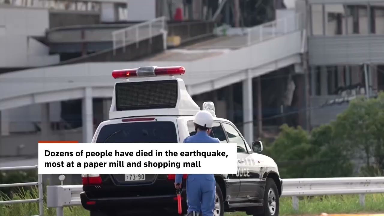 Death toll rises as search and rescue continues after Japan quake