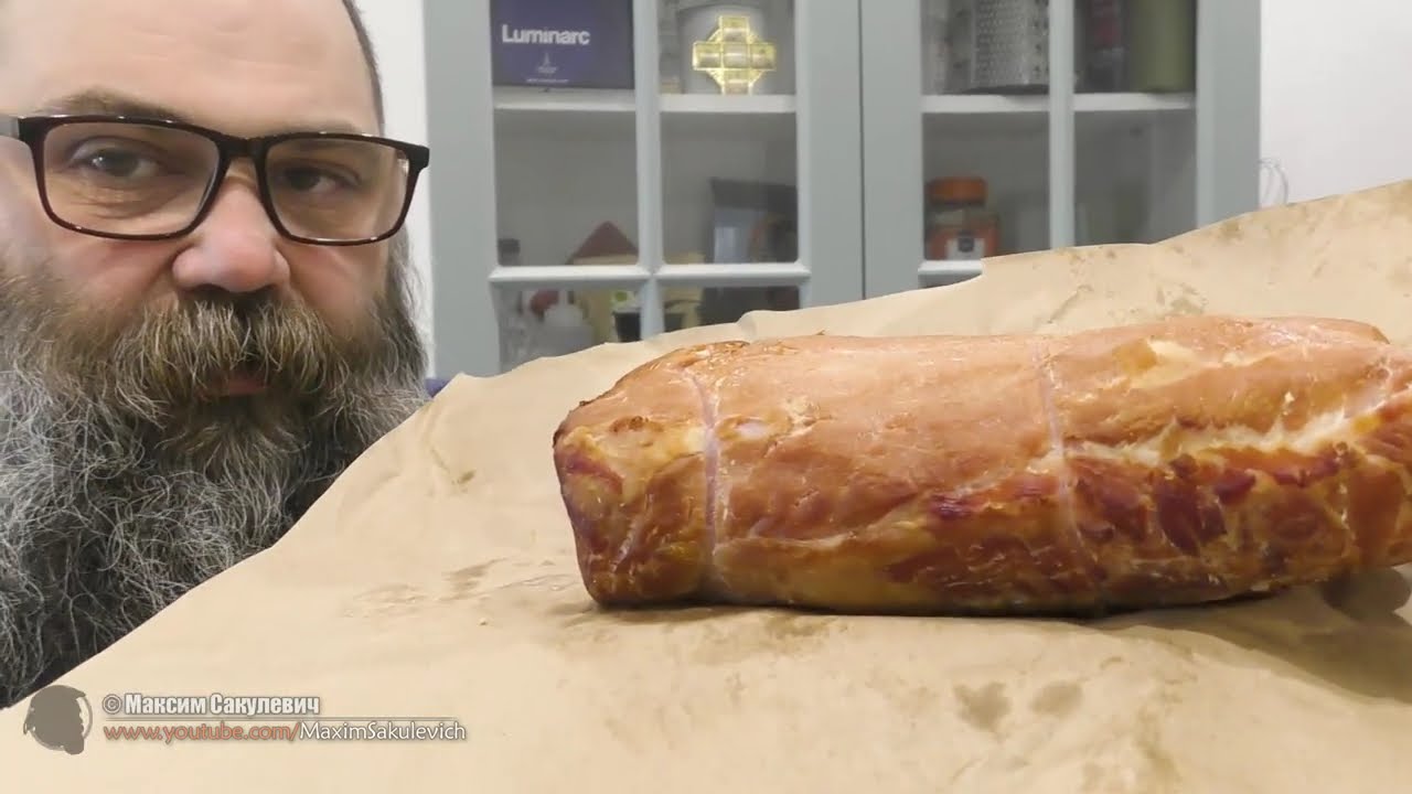 Ветчина из Карбоната - Копченая Обычным Способом