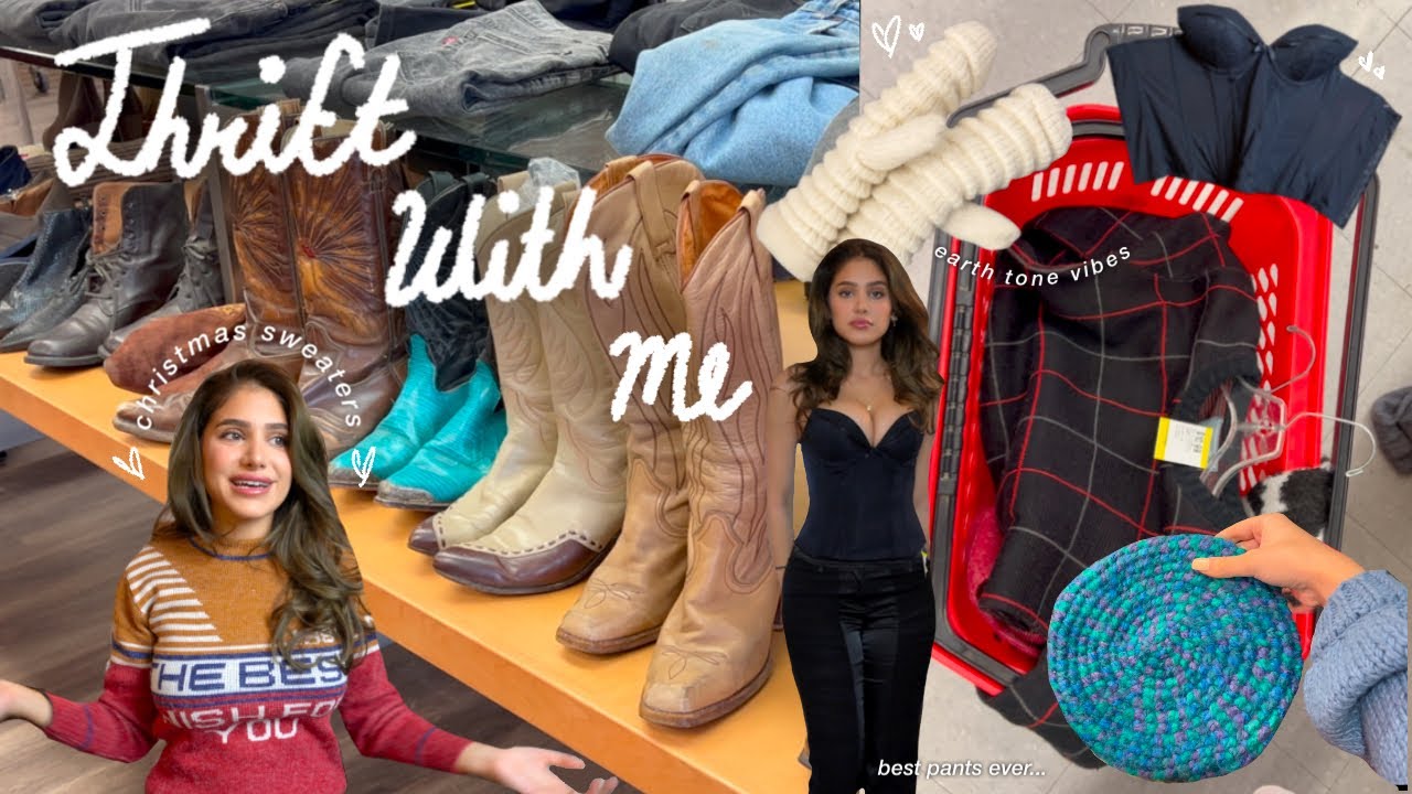 THRIFT WITH ME 🧸❄️ // going to 3 very different thrift stores (+ try-on haul at end)