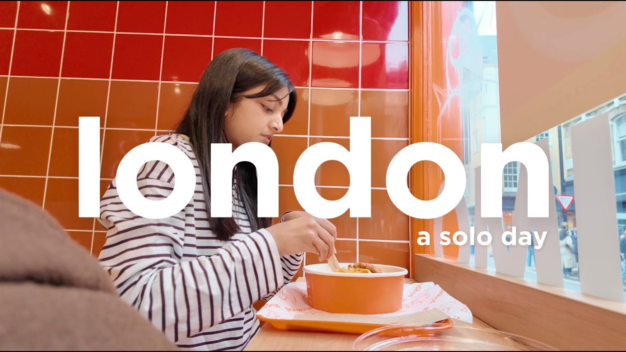 solo day in London | travel essentials for East Asia, coffee & food ✈️🥐