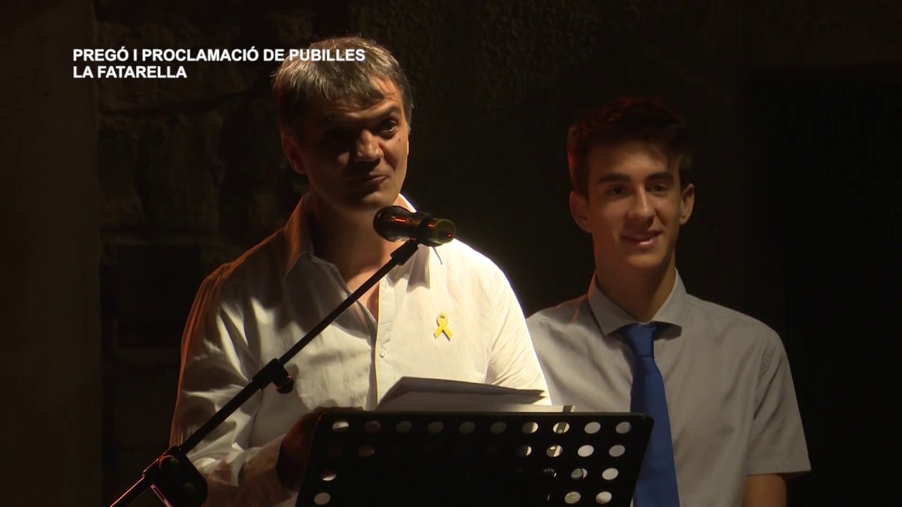 Festes Majors de la Fatarella: Proclamació de pubilles i pregó