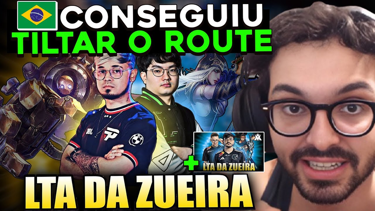 O BLITZ QUE QUEBROU PAIN vs LOUD e o YASUO ADC que CHOCOU o BRASIL- LTA DA ZUEIRA - MYLON REACT