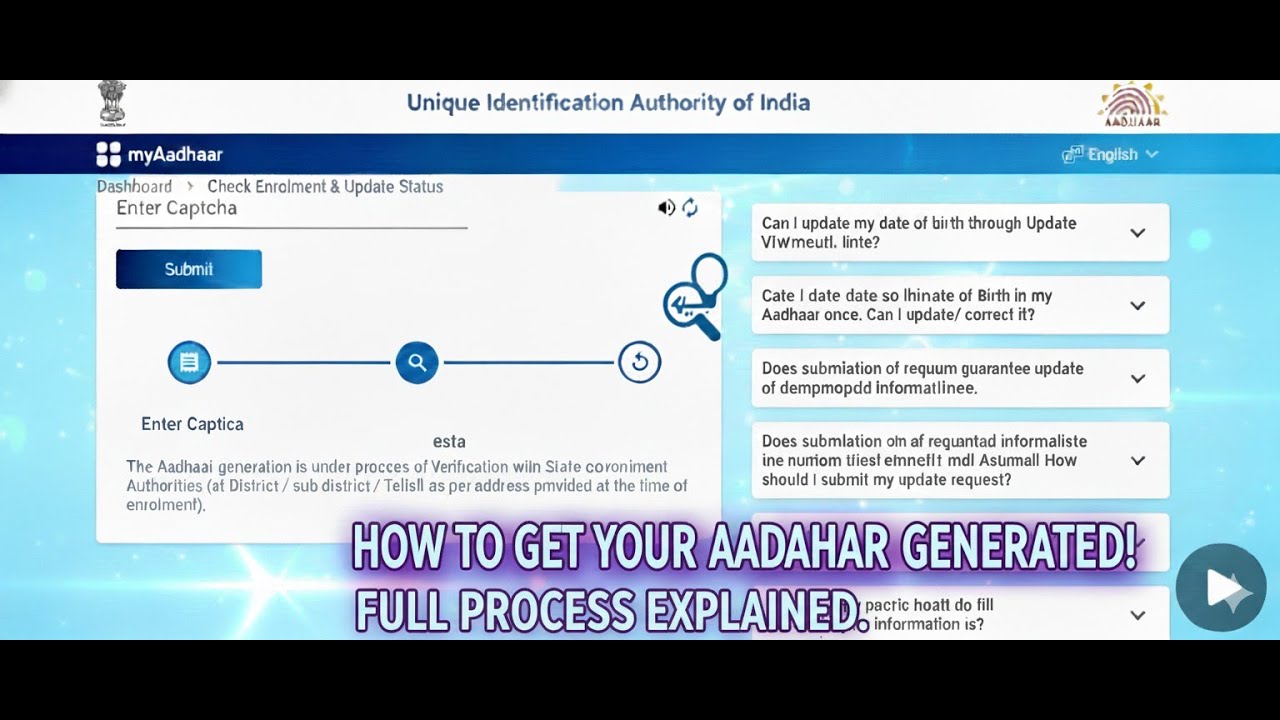 AADHAAR KAISE VERIFY KARKE GENERATE HOTA HAI NEW UPDATE