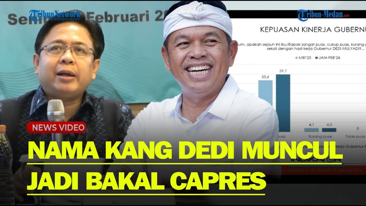 NAMA Dedi Mulyadi Melejit Kepuasan Publik Capai 95,5%, Berpotensi Masuk Bursa Capres?
