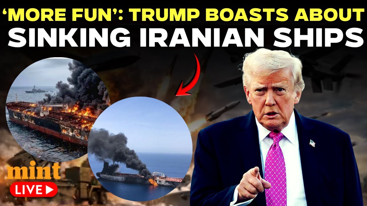 Trump Speech Live | Donald Trump boasts about US forces having ‘fun’ sinking Iranian ships | Tehran