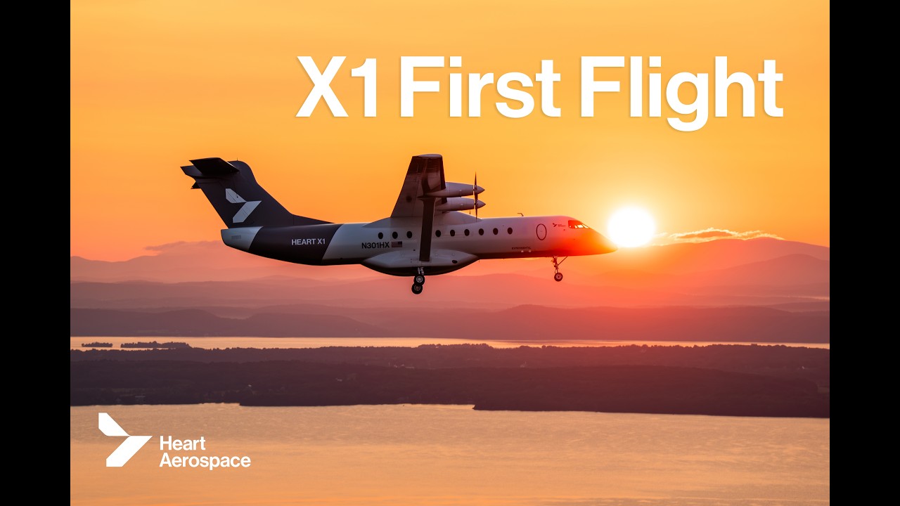 Heart Aerospace - X1 First Flight - World&rsquo;s Largest Electric Aircraft - Electric Airliner