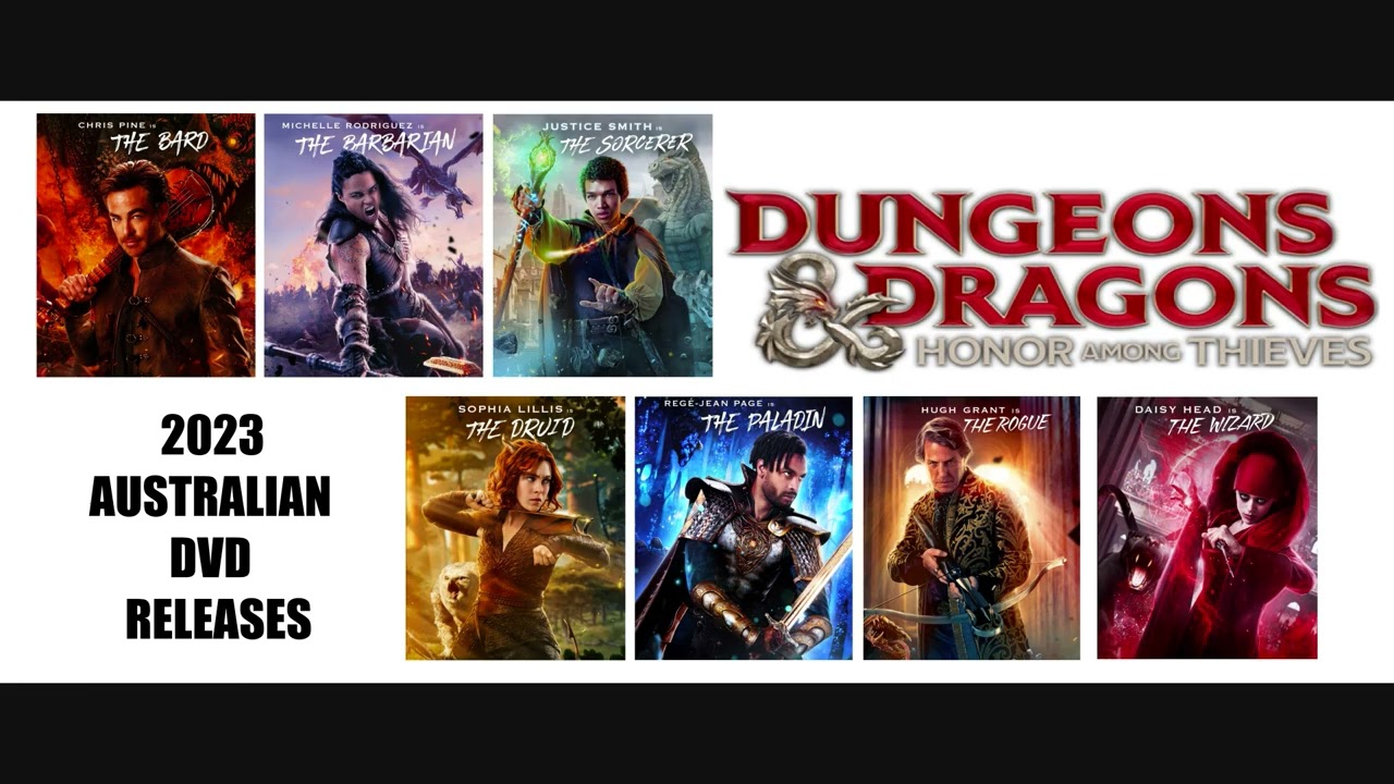 Dungeons And Dragons Honor Among Thieves (2023) 2023 Australian DVD Releases.