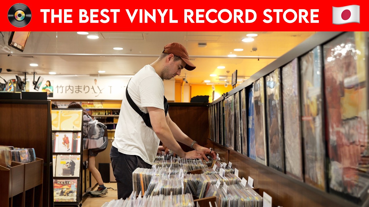 The BEST Vinyl Record Store in Tokyo, Japan! (Tower Vinyl Tour) 🇯🇵
