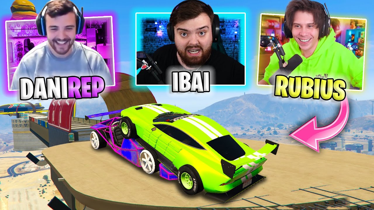 MI PRIMER CARA A CARA CON RUBIUS , IBAI , AURONPLAY Y AMIGOS!! LOCURA M&Aacute;XIMA! - GTA V ONLINE