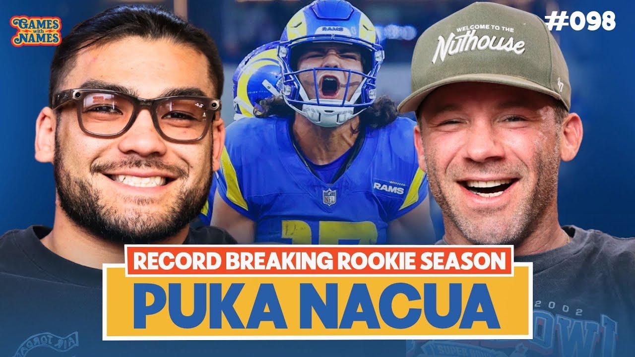 Puka Nacua on Breaking Rookie Records, Top NFL Rivalries, & Life After Football [Full Episode]