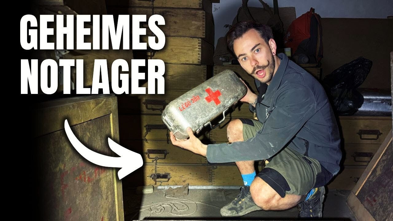 Geheimes Notlager im Bunker entdeckt – OP-Werkzeug & Medikamente aus dem Kalten Krieg