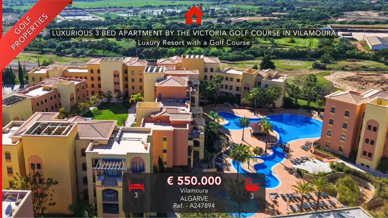 AlgarveProperty.com - Luxurious 3 bed apartment by the Victoria GOLF Course in Vilamoura, Algarve
