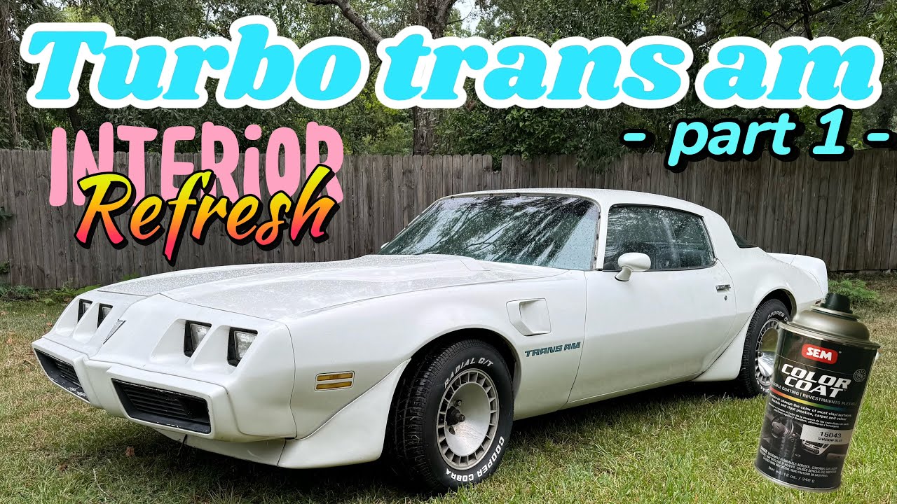 Interior restoration [on a budget] 1980 TURBO trans am - Firebird rear glass install
